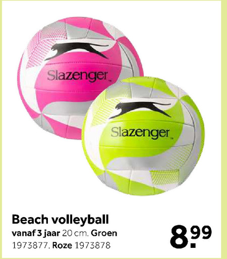 Prik jeans aantrekken Slazenger beachvolleybal folder aanbieding bij Intertoys - details