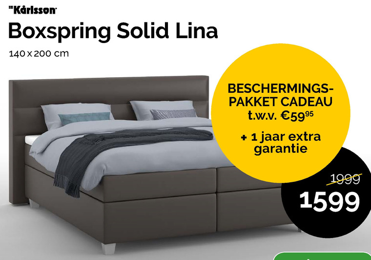 boxspring folder aanbieding bij Beter Bed - details