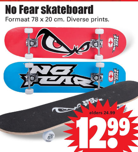 Tien jaar Berucht enthousiasme skateboard folder aanbieding bij Dirk - details