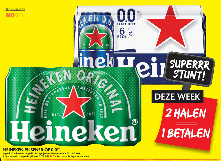 Heineken Alcoholvrij Bier, Blikje Bier Folder Aanbieding Bij Dekamarkt ...