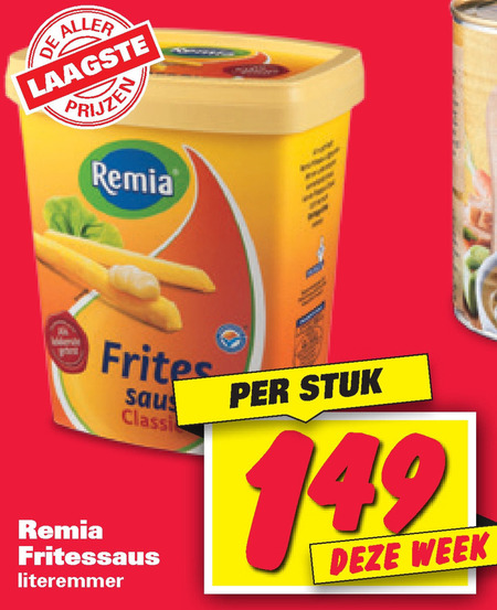 Remia   fritessaus folder aanbieding bij  Nettorama - details