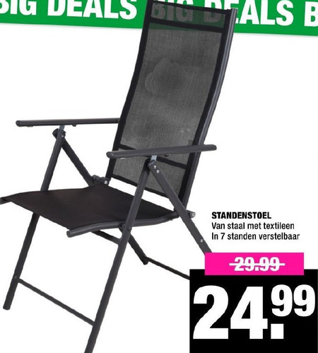 Ontoegankelijk specificatie zonne tuin standenstoel folder aanbieding bij Big Bazar - details