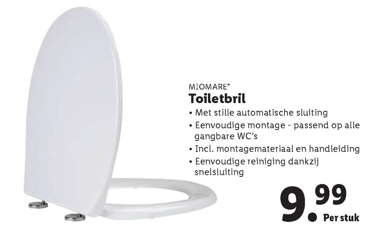 vertrouwen Impressionisme Brengen Miomare toiletzitting folder aanbieding bij Lidl - details