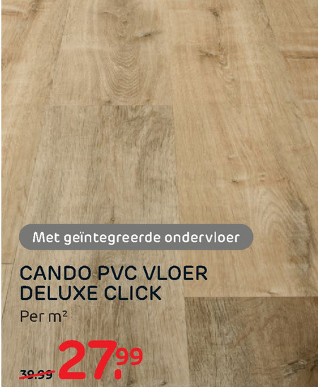 geloof riem Onvoorziene omstandigheden Cando kunststof vloer folder aanbieding bij Praxis - details