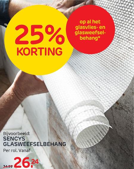 traagheid documentaire Flikkeren Alle merken glasweefselbehang, vliesbehang folder aanbieding bij Praxis -  details