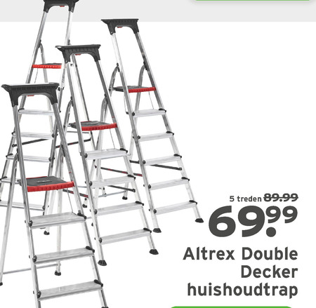 Reis Diversen Riskeren Altrex huishoudtrap folder aanbieding bij Gamma - details