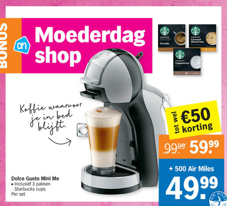 streepje Bukken Bank Krups dolce gusto apparaat folder aanbieding bij Albert Heijn - details