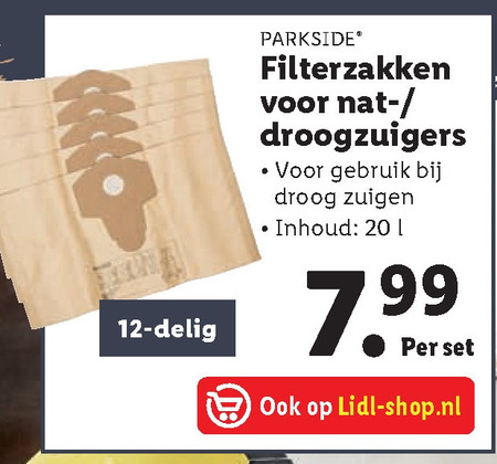 compromis schuur punch lidl stofzuigerzakken, Dparts stofzuigerzakken geschikt voor Parkside en  Einhell 10 stuks - grote... bol.com - finnexia.fi