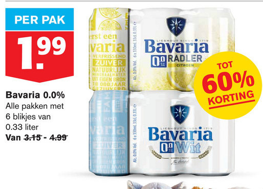 Bavaria Alcoholvrij Bier Folder Aanbieding Bij Hoogvliet - Details