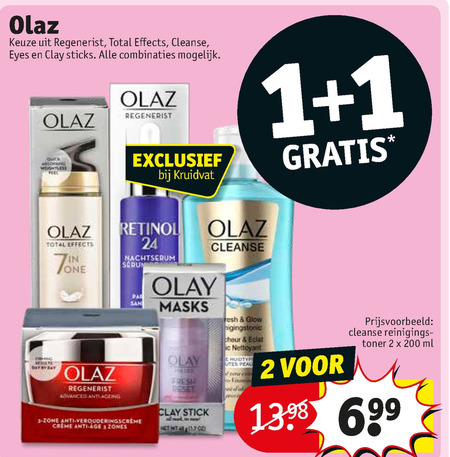 Olaz oogcreme, creme folder bij Kruidvat - details