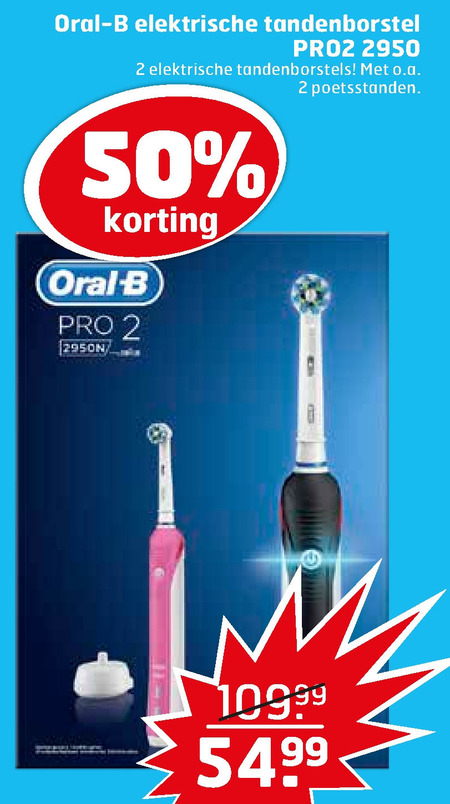 Braun Oral-B folder aanbieding bij Trekpleister - details