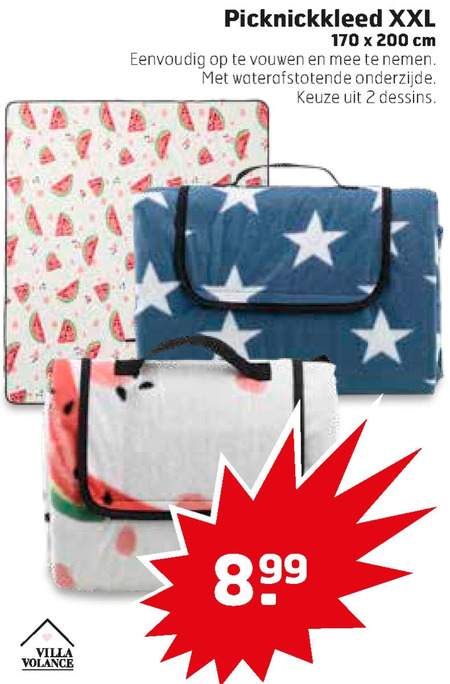 picknickkleed folder aanbieding Trekpleister - details