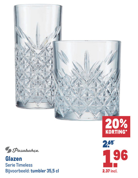 glas folder aanbieding Makro - details