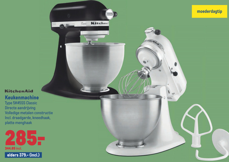 KitchenAid keukenmachine folder aanbieding Makro - details