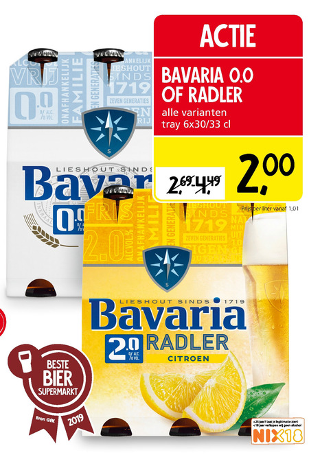 Bavaria Alcoholvrij Bier, Radler Bier Folder Aanbieding Bij Jan Linders ...