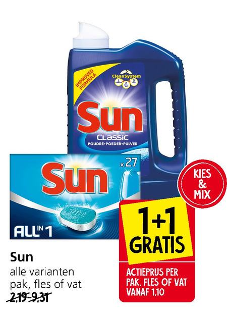 Sun folder aanbieding bij Jan - details