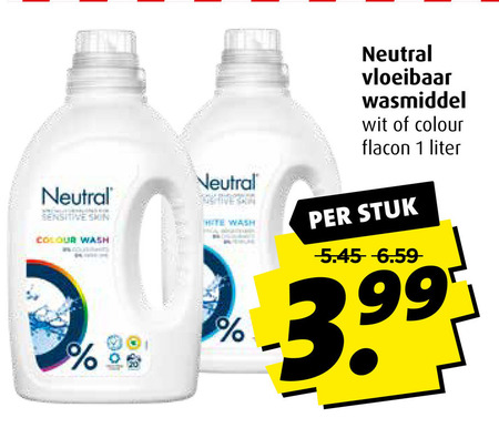 Adelaide Uitleg Herhaald Neutral wasmiddel folder aanbieding bij Boni - details