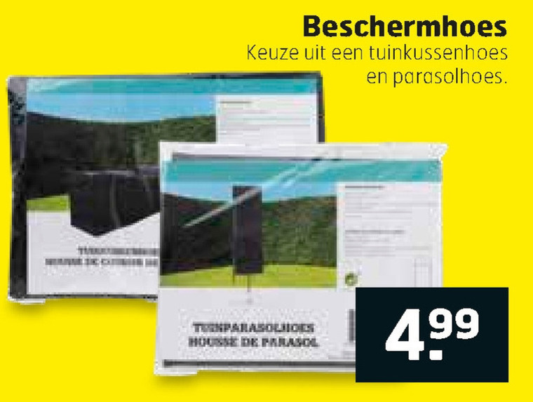 Voeding Split paar tuinmeubelhoes, parasolhoes folder aanbieding bij Trekpleister - details