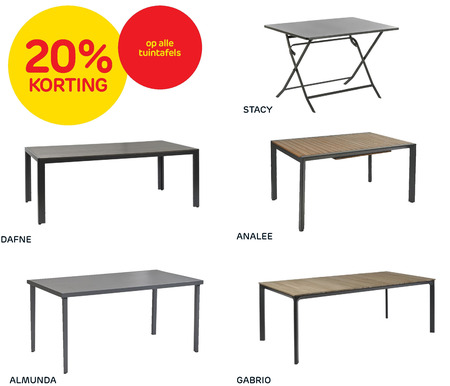 barst Verdragen recept tuintafel folder aanbieding bij Praxis - details