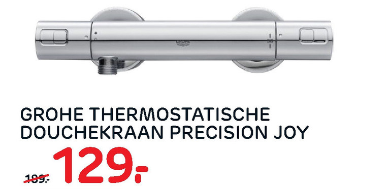 Schijnen retort Opnemen Grohe thermostaatkraan, douchekraan folder aanbieding bij Praxis - details