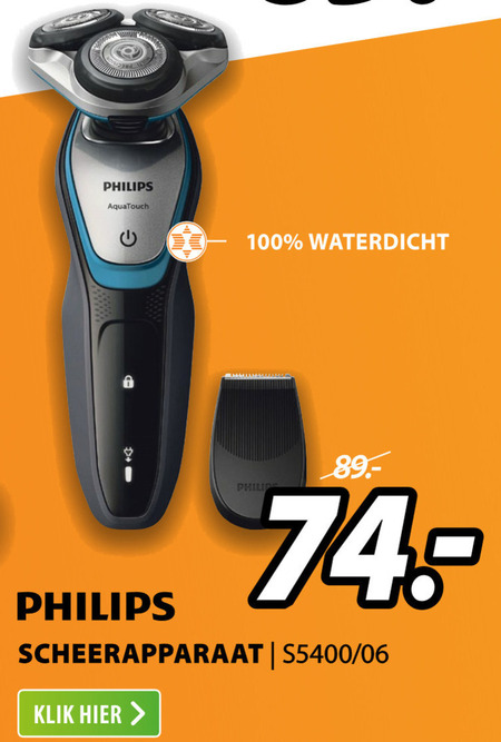 leider kom NieuwZeeland Philips elektrisch scheerapparaat folder aanbieding bij Expert - details