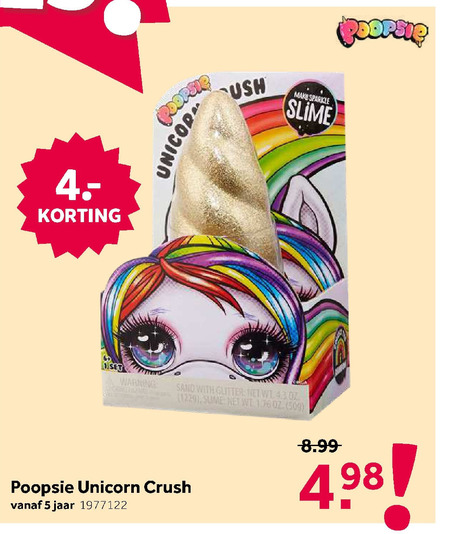 Poopsie poppetjes folder aanbieding bij - details