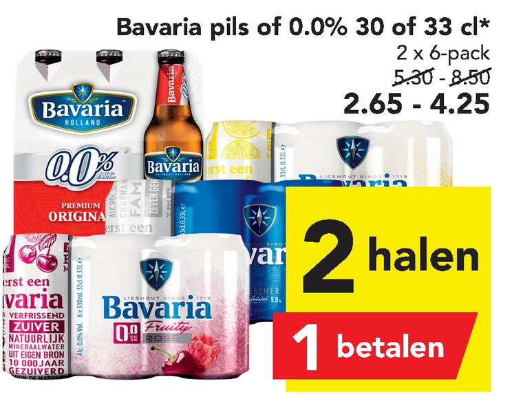 Bavaria Blikje Bier, Alcoholvrij Bier Folder Aanbieding Bij Deen - Details