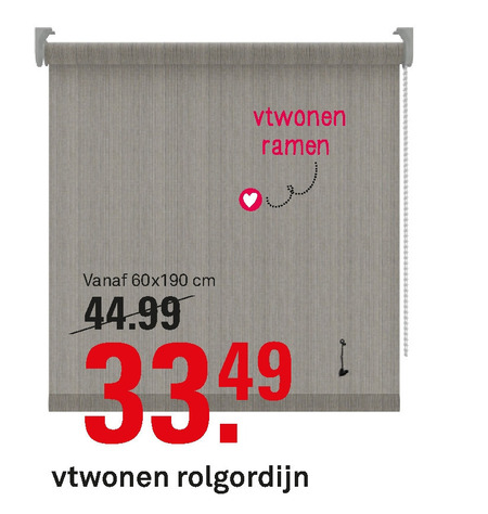 VT Wonen   rolgordijn folder aanbieding bij  Karwei - details