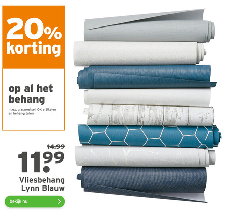 Alle merken vliesbehang, folder aanbieding bij Gamma - details