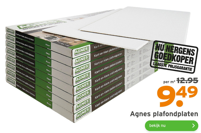 gelijkheid vat puzzel Agnes plafondplaat folder aanbieding bij Gamma - details