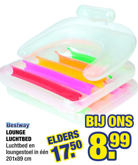 Heerlijk Verspreiding Paard Bestway luchtbed folder aanbieding bij Big Bazar - details