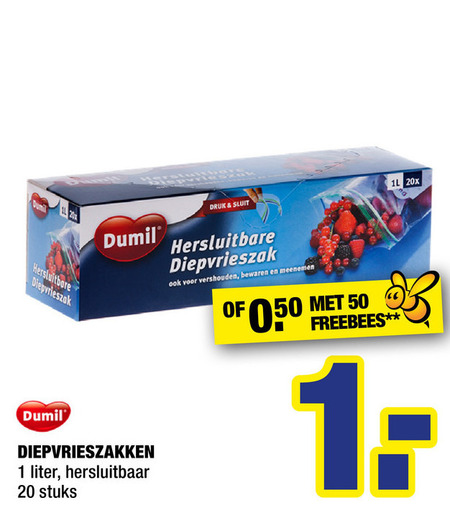 Dumil Diepvrieszakjes Folder nbieding Bij Big Bazar Details