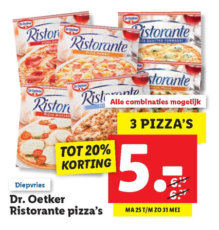 Dr Oetker Diepvriespizza Folder nbieding Bij Lidl Details