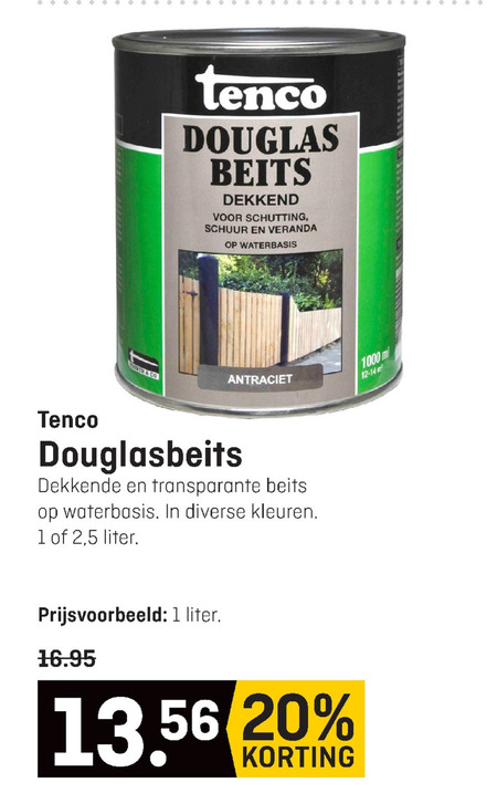 gesmolten Nieuw maanjaar dichtbij Tenco beits folder aanbieding bij Multimate - details