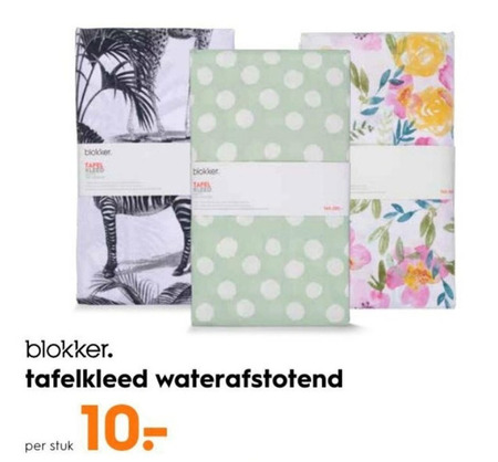 Begrijpen Toeschouwer plus Blokker Huismerk tafelkleed folder aanbieding bij Blokker - details