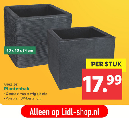 Toegepast Bewusteloos zweep Parkside plantenbak folder aanbieding bij Lidl - details