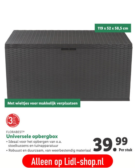 Florabest folder aanbieding Lidl - details