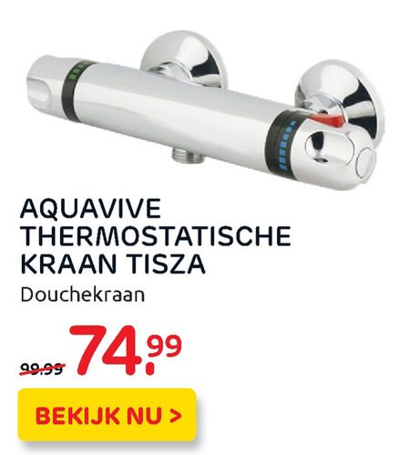 Verbaasd Gezondheid het beleid Aquavive douchekraan, thermostaatkraan folder aanbieding bij Praxis -  details