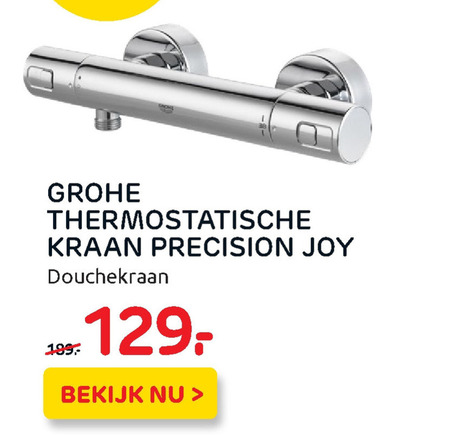 Schijnen retort Opnemen Grohe thermostaatkraan, douchekraan folder aanbieding bij Praxis - details