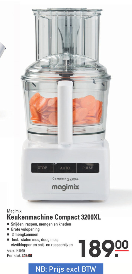 genoeg bespotten monteren Magimix foodprocessor folder aanbieding bij Sligro - details