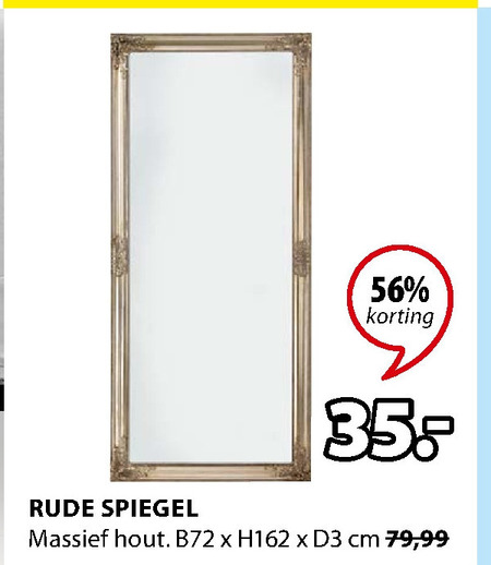 begrijpen schraper gemeenschap spiegel folder aanbieding bij Jysk - details