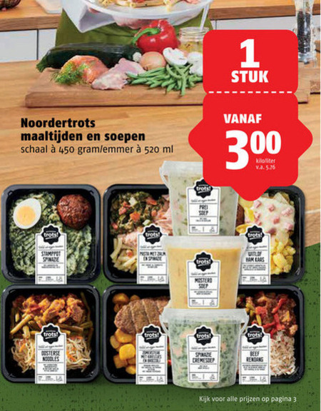 Noordertrots Hollandse Kant En Klaar Maaltijd, Soep Folder Aanbieding ...