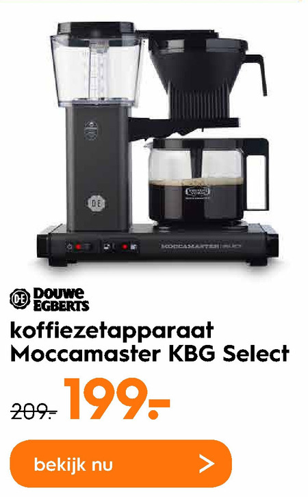 precedent assistent Medicinaal Moccamaster koffiezetapparaat folder aanbieding bij Blokker - details