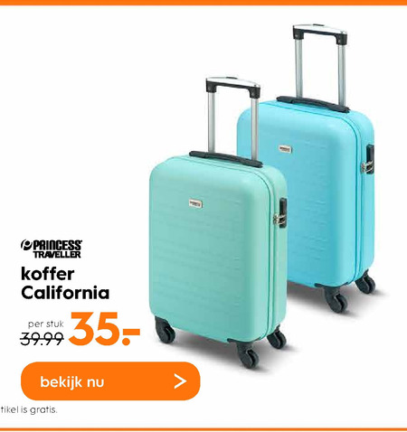 Arabische Sarabo Teken een foto Afwezigheid Princess Traveler koffer folder aanbieding bij Blokker - details