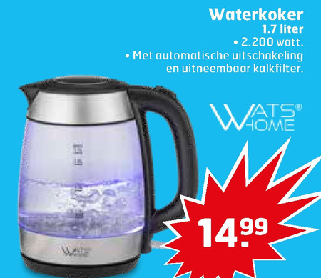 Lokken Op maat Wanneer Watshome waterkoker folder aanbieding bij Trekpleister - details