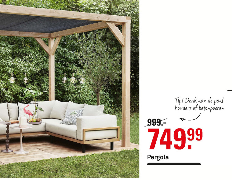 muis Uitgebreid Hover pergola folder aanbieding bij Karwei - details