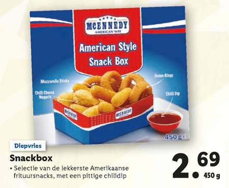 American Style Snack Box - McEnnedy - 450 g