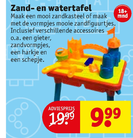 Gelovige browser Afgekeurd waterspeeltafel folder aanbieding bij Kruidvat - details