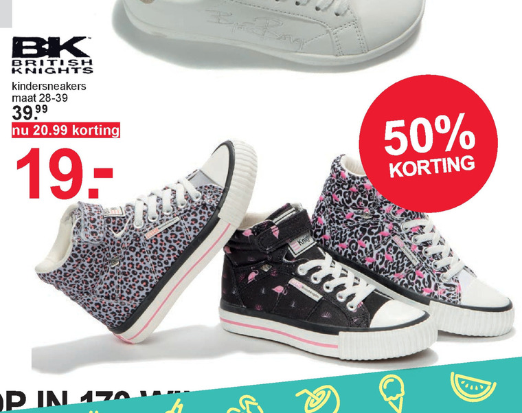 Op de een of andere manier zonnebloem Meedogenloos British Knights meisjes sneakers, jongens sneakers folder aanbieding bij  Scapino - details