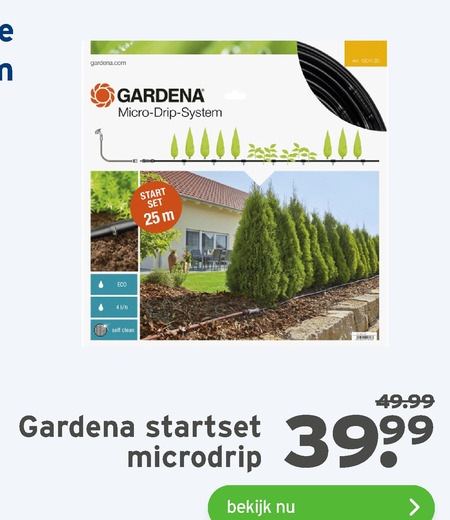 Overtreden duif groei Gardena druppelslang folder aanbieding bij Gamma - details